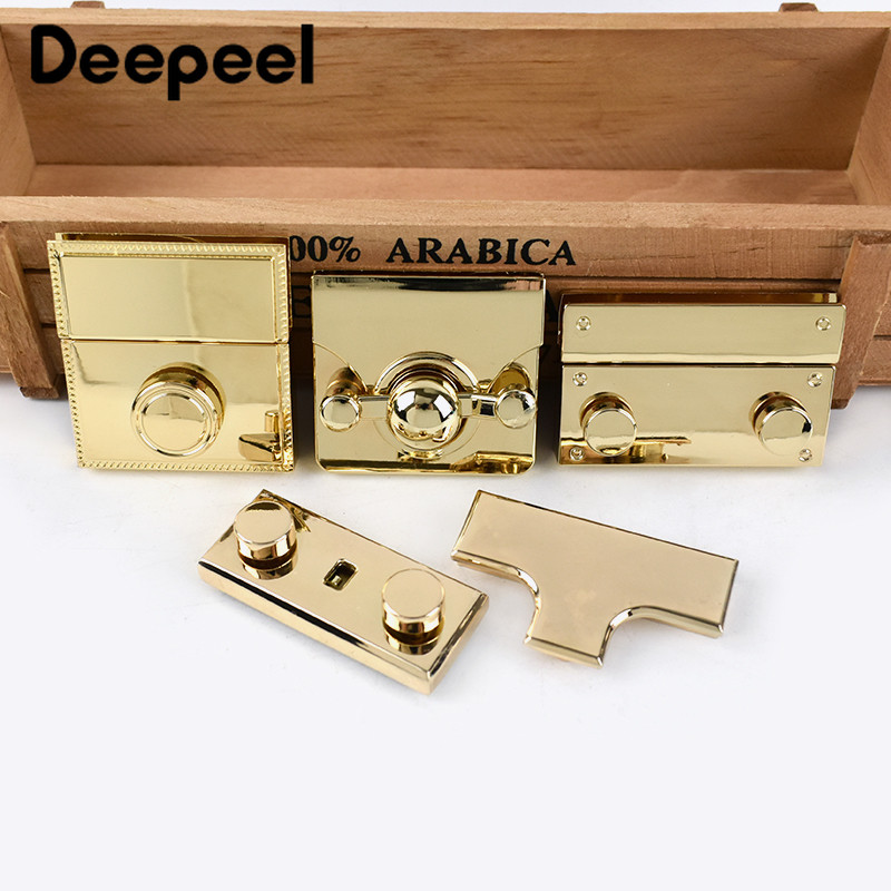 2 vnt. Metalinis pasukamas užraktas sagtis piniginės spyruoklinis skląstis krepšiams „pasidaryk pats“ rankinės spynos užsegamas krepšio uždarymas siuvimo aparatūros priedai