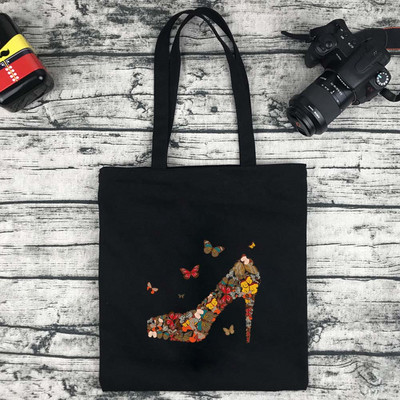 Moteriški drobiniai pirkinių krepšiai Pečių pirkėjo krepšys Ekologiška didelės talpos laukinė rankinė Daugkartinio naudojimo ekologiškas bakalėjos krepšys