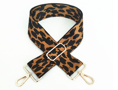 Accesorii pentru geantă pentru femeie, lată, 5 cm, culoare groasă, curea de umăr cu leopard, curea de umăr pentru mesager, centură de schimb pentru geantă