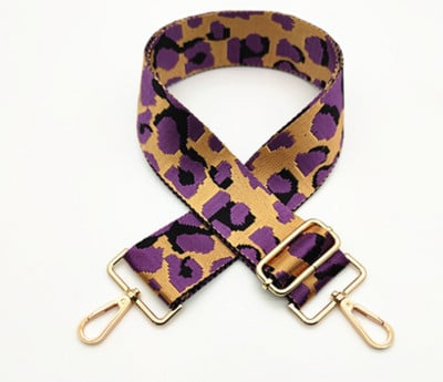 Accesorii pentru geantă pentru femeie, lată, 5 cm, culoare groasă, curea de umăr cu leopard, curea de umăr pentru mesager, centură de schimb pentru geantă
