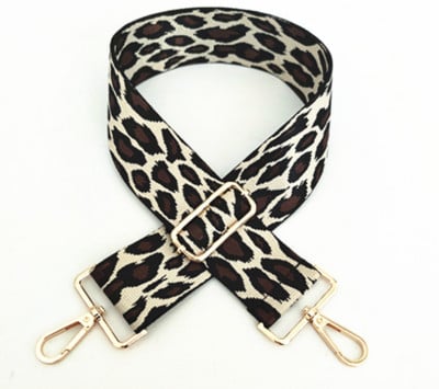 Accesorii pentru geantă pentru femeie, lată, 5 cm, culoare groasă, curea de umăr cu leopard, curea de umăr pentru mesager, centură de schimb pentru geantă