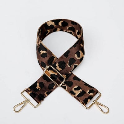 Accesorii pentru geantă pentru femeie, lată, 5 cm, culoare groasă, curea de umăr cu leopard, curea de umăr pentru mesager, centură de schimb pentru geantă