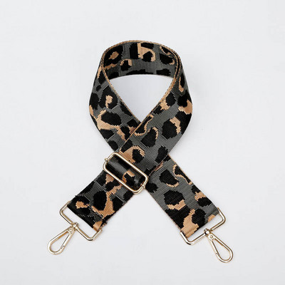 Accesorii pentru geantă pentru femeie, lată, 5 cm, culoare groasă, curea de umăr cu leopard, curea de umăr pentru mesager, centură de schimb pentru geantă
