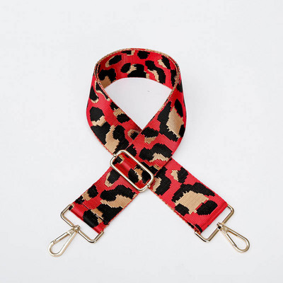 Accesorii pentru geantă pentru femeie, lată, 5 cm, culoare groasă, curea de umăr cu leopard, curea de umăr pentru mesager, centură de schimb pentru geantă