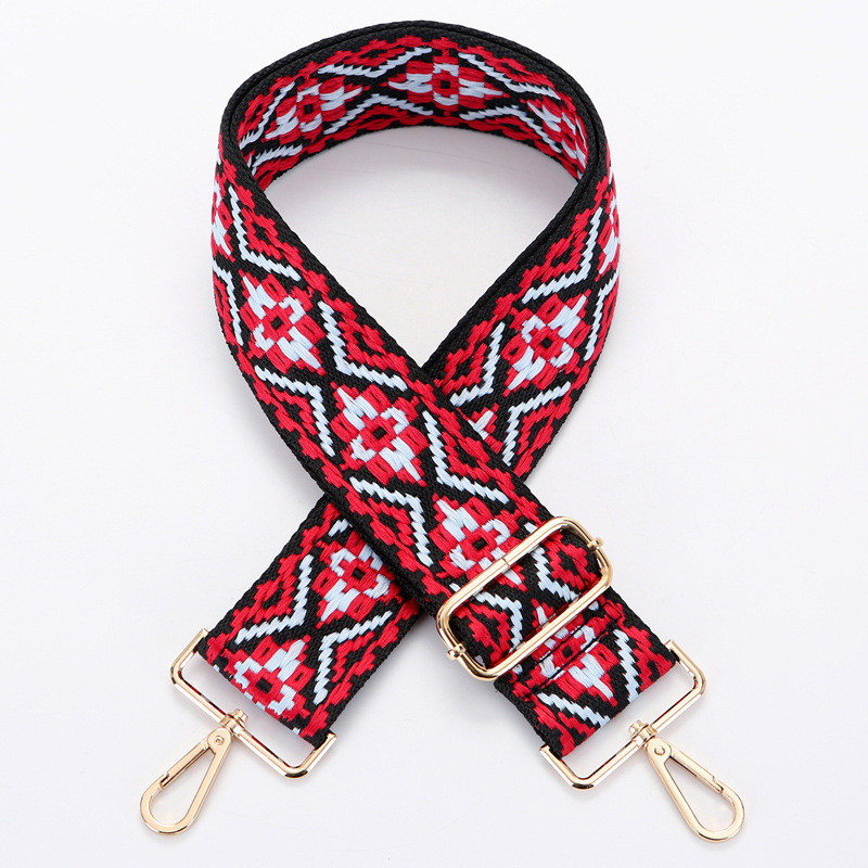 Genți de mână pentru femei, late 5 cm, stil etnic, bretele lărgite și îngroșate, curele reglabile, curele pentru geantă