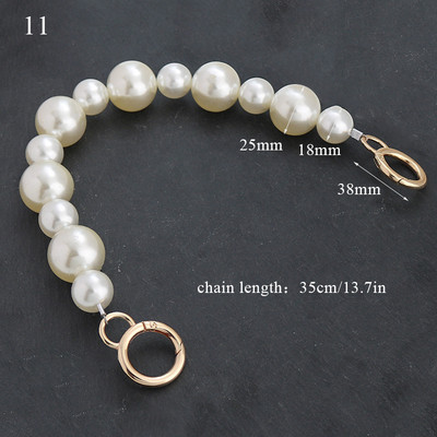 Naiste imiteeritud pärlkoti keti vahetus, pikk õlakoti rihm Käekott Naiste käepidemega rihmakoti osade hulgimüük