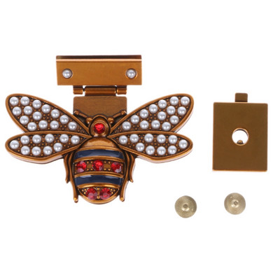 Închizătoare de metal cu albine pentru femei DIY, închidere rotativă, pentru geantă de mână, geantă de umăr, geantă, cadou, blocare pentru geantă de mână.