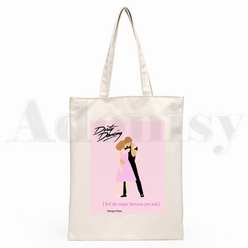 Dirty Dancing Hip Hop Graphic Cartoon Print Τσάντες αγορών Μόδα για κορίτσια Casual Pacakge Τσάντα χειρός