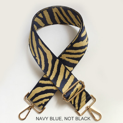 „Zebra Pattern“ krepšio dirželis Moteriškas rankinės diržas platus pečių krepšio dirželis keičiamas dirželio priedų krepšio dalis Reguliuojamas diržas krepšiams