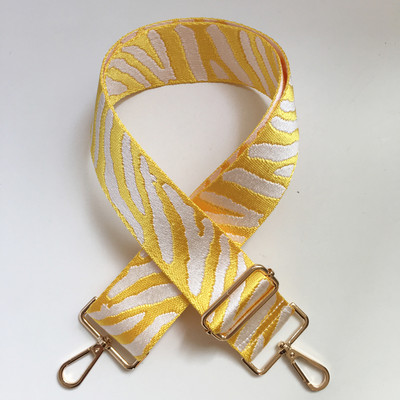 „Zebra Pattern“ krepšio dirželis Moteriškas rankinės diržas platus pečių krepšio dirželis keičiamas dirželio priedų krepšio dalis Reguliuojamas diržas krepšiams