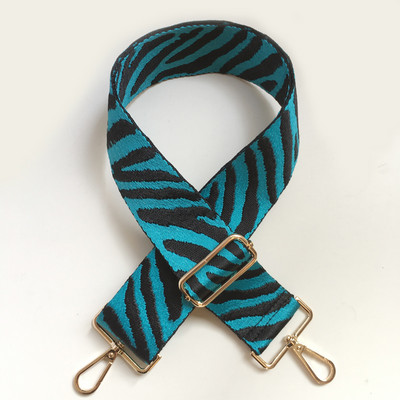 „Zebra Pattern“ krepšio dirželis Moteriškas rankinės diržas platus pečių krepšio dirželis keičiamas dirželio priedų krepšio dalis Reguliuojamas diržas krepšiams