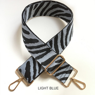 „Zebra Pattern“ krepšio dirželis Moteriškas rankinės diržas platus pečių krepšio dirželis keičiamas dirželio priedų krepšio dalis Reguliuojamas diržas krepšiams
