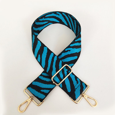„Zebra Pattern“ krepšio dirželis Moteriškas rankinės diržas platus pečių krepšio dirželis keičiamas dirželio priedų krepšio dalis Reguliuojamas diržas krepšiams