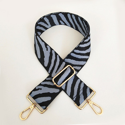 „Zebra Pattern“ krepšio dirželis Moteriškas rankinės diržas platus pečių krepšio dirželis keičiamas dirželio priedų krepšio dalis Reguliuojamas diržas krepšiams