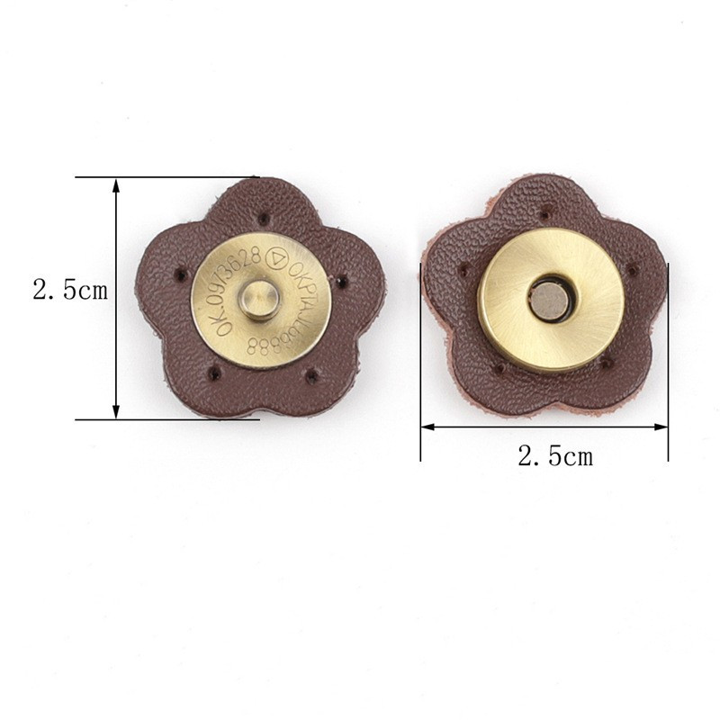 Geantă Lionsen, nasturi magnetici, din piele naturală, bronz Snape, pentru femei, realizat manual, bricolaj, accesorii de fixare pentru genți