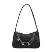 Divat Női Utcai Kézitáskák Lánc kis váll Hónaljtáska Szíj Női Dupla pillangós táska lánc Tiszta színű női