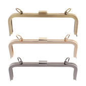 Prettyia 21 cm cadru metalic închizător de blocare pentru cusut bricolaj geantă de mână geantă cu monede