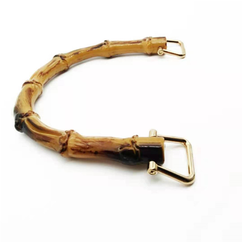 Bambusa somas roktura imitācija Sieviešu rokassomu Tote Rokturi nomaiņa Sajūga somas ķēdes siksnas Aksesuāri