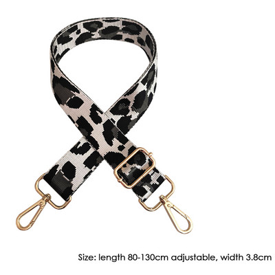 Leopard torba s remenom Ženska torba na rame preko ramena Remen Podesivi široki remen Torba Dodaci Ženska kurirska torba Remen 130 cm