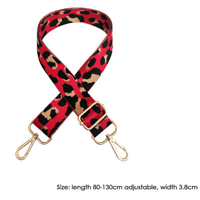 Leopard torba s remenom Ženska torba na rame preko ramena Remen Podesivi široki remen Torba Dodaci Ženska kurirska torba Remen 130 cm