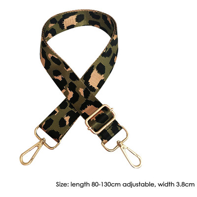 Leopard torba s remenom Ženska torba na rame preko ramena Remen Podesivi široki remen Torba Dodaci Ženska kurirska torba Remen 130 cm