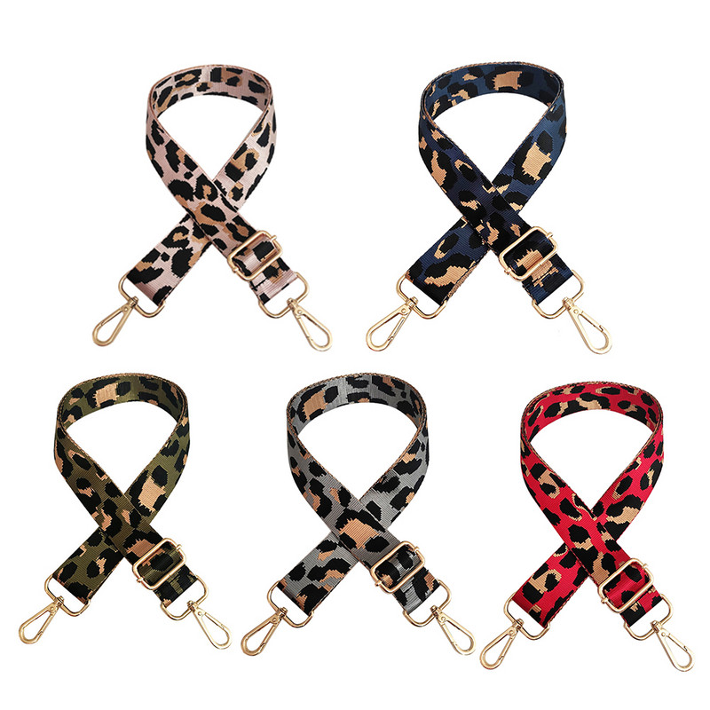 Leopard torba s remenom Ženska torba na rame preko ramena Remen Podesivi široki remen Torba Dodaci Ženska kurirska torba Remen 130 cm
