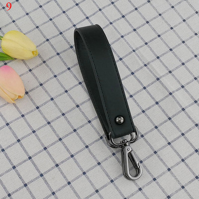 42 cm-es PU bőr kézitáskák rövid pántok divat csere szerpentin pántok színes fogantyús kiegészítők női vállövnek