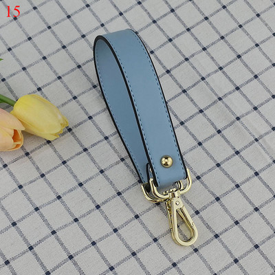 42 cm-es PU bőr kézitáskák rövid pántok divat csere szerpentin pántok színes fogantyús kiegészítők női vállövnek