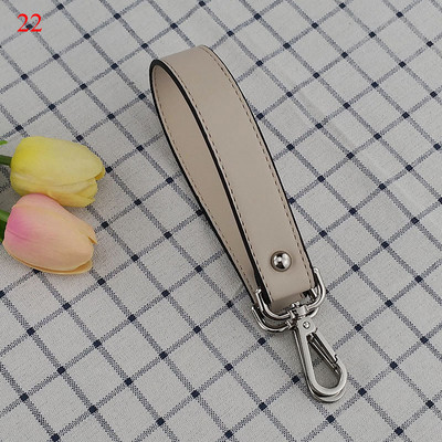 42 cm-es PU bőr kézitáskák rövid pántok divat csere szerpentin pántok színes fogantyús kiegészítők női vállövnek