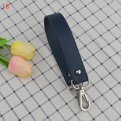 42 cm-es PU bőr kézitáskák rövid pántok divat csere szerpentin pántok színes fogantyús kiegészítők női vállövnek