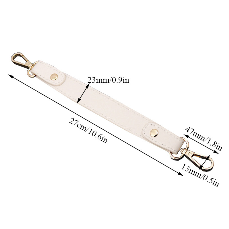 Curea de umăr din piele PU pentru damă, geantă neagră, curea, genți de bricolaj, mâner, geantă de schimb, bretele scurte, accesorii genți de mână