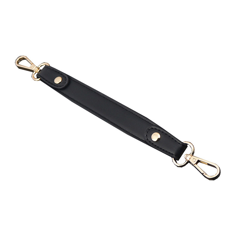 Curea de umăr din piele PU pentru damă, geantă neagră, curea, genți de bricolaj, mâner, geantă de schimb, bretele scurte, accesorii genți de mână