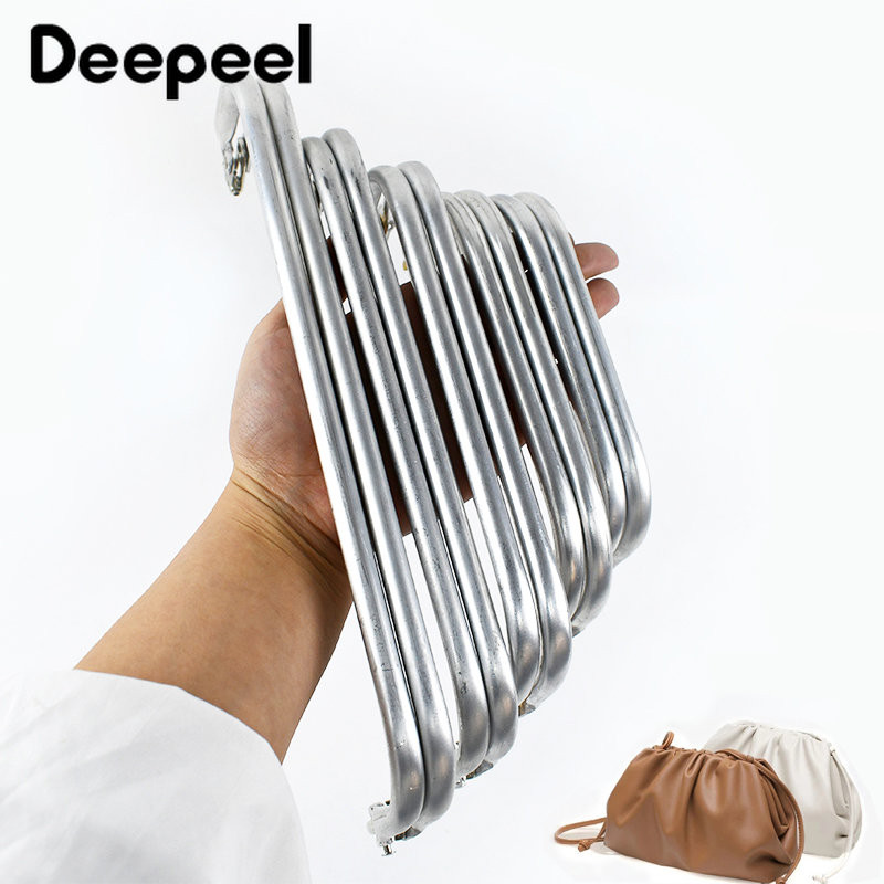 Deepeel 15-30cm Închizătoare internă Kiss din metal pentru poșetă, cadru, geantă de nor, dreptunghiulare, cleme pentru țevi, cataramă, accesoriu pentru mânere pentru genți lucrate manual