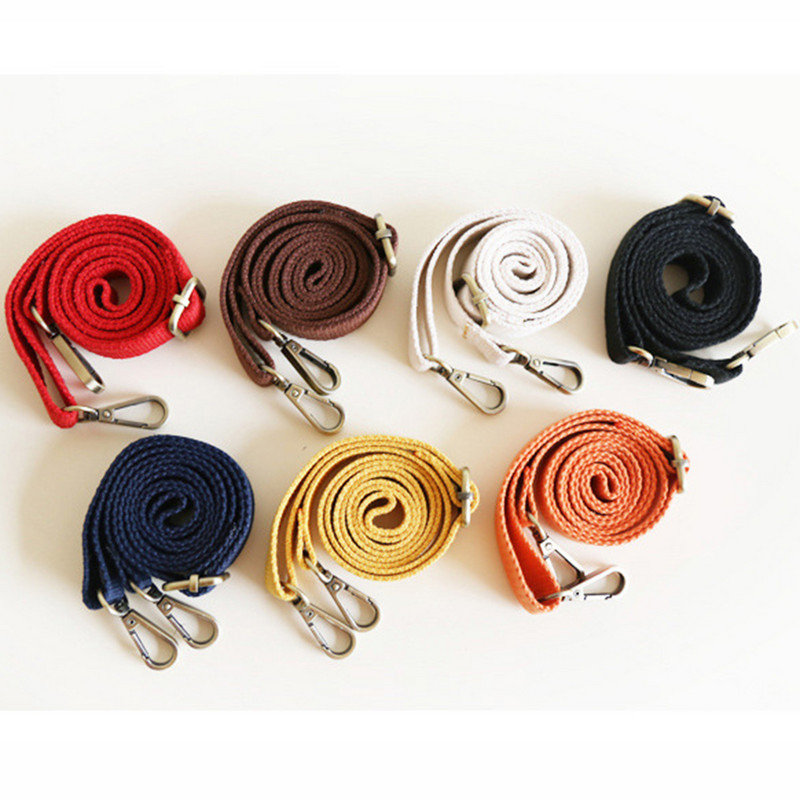 130 cm drobinis reguliuojamas pečių krepšio dirželis Madingo krepšio priedai Pakaitinis saldainių spalvos rankinės Piniginės krepšio rankenos su sagtimi