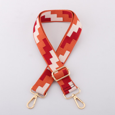 3,8 cm reguleeritavad rihmad naiste kottide ja õlakottide jaoks Ruudukujulise mustriga kotirihma käekoti rihmad Crossbody jaoks
