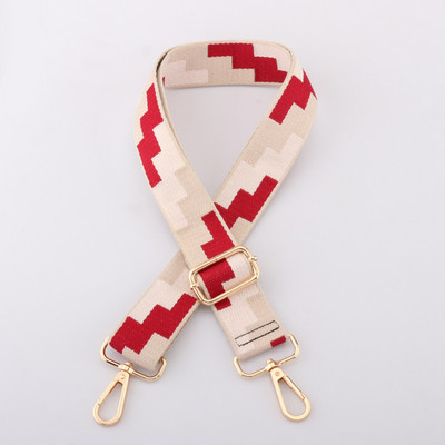 3,8 cm reguleeritavad rihmad naiste kottide ja õlakottide jaoks Ruudukujulise mustriga kotirihma käekoti rihmad Crossbody jaoks