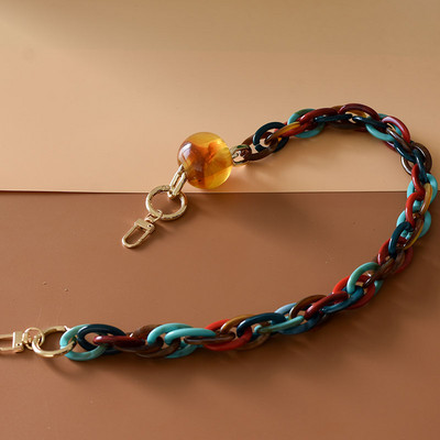 Daugiafunkcinis krepšio piniginės grandinės dirželis Didelės piniginės pakaitinis krepšio priedas arba telefono dėklo grandinė arba trumpo krepšio puošmena