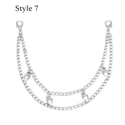 Új kétrétegű táskalánc kézitáskához Dekoratív lánc Kitűnő Halloween csontváz barkács pénztárca lánc cseretáska tartozékok