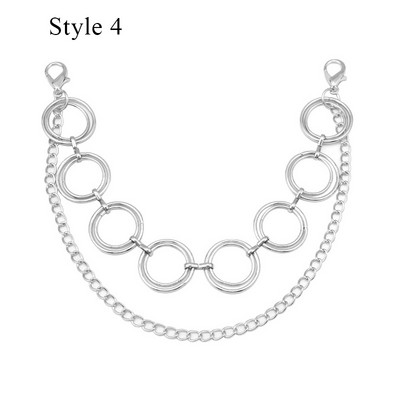 Új kétrétegű táskalánc kézitáskához Dekoratív lánc Kitűnő Halloween csontváz barkács pénztárca lánc cseretáska tartozékok