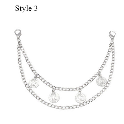 Új kétrétegű táskalánc kézitáskához Dekoratív lánc Kitűnő Halloween csontváz barkács pénztárca lánc cseretáska tartozékok