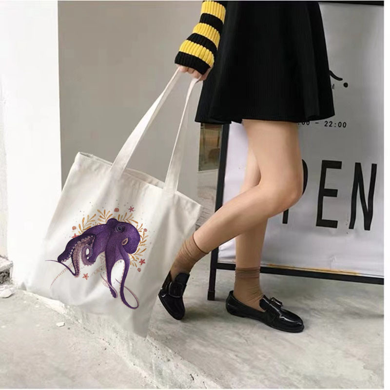 Genți pentru femei Broașă, de capacitate mare, Harajuku, geantă de cumpărături hip hop vintage, genți amuzante de umăr pentru femei, fete Kawaii