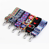 Rainbow övtáska pántok nejlon nőknek válltáskák állítható széles pánt a tartozékokhoz Obag fogantyú Corssbody