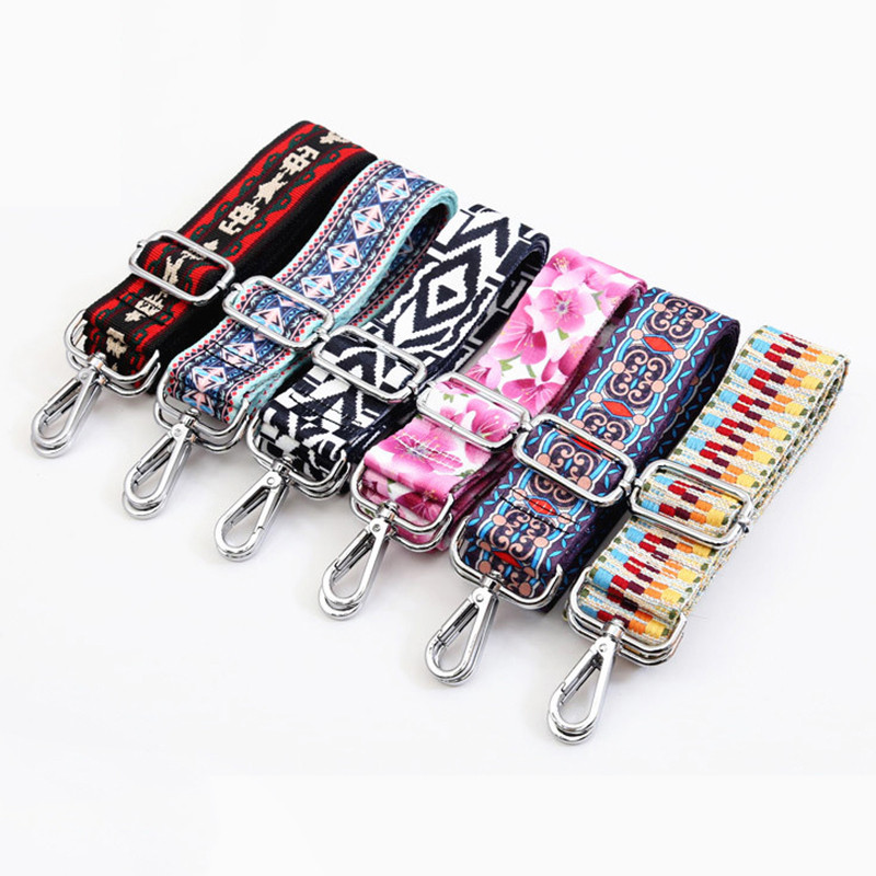 Rainbow övtáska pántok nejlon nőknek válltáskák állítható széles pánt a tartozékokhoz Obag fogantyú Corssbody