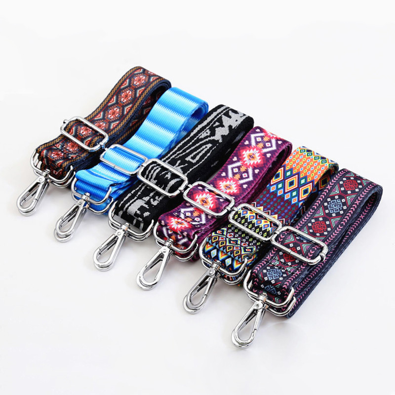 Rainbow övtáska pántok nejlon nőknek válltáskák állítható széles pánt a tartozékokhoz Obag fogantyú Corssbody