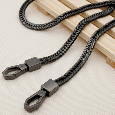 Táskalánc - barkácsolás arany/ezüst/fegyver fekete táskaszíj 7 mm-es csere pénztárca lánc válltáska pántok kis kézitáska pénztárca fogantyú lánc