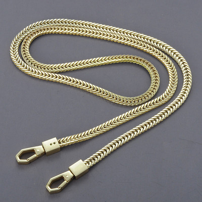 Táskalánc - barkácsolás arany/ezüst/fegyver fekete táskaszíj 7 mm-es csere pénztárca lánc válltáska pántok kis kézitáska pénztárca fogantyú lánc