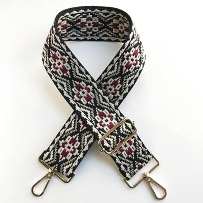 Γυναικεία λουριά τσάντα Τσάντα φαρδιά ζώνη ώμου χιαστί λουράκι τσάντας Αντικατάσταση ρυθμιζόμενο λουράκι τσάντα εξαρτήματος ζώνη για τσάντες