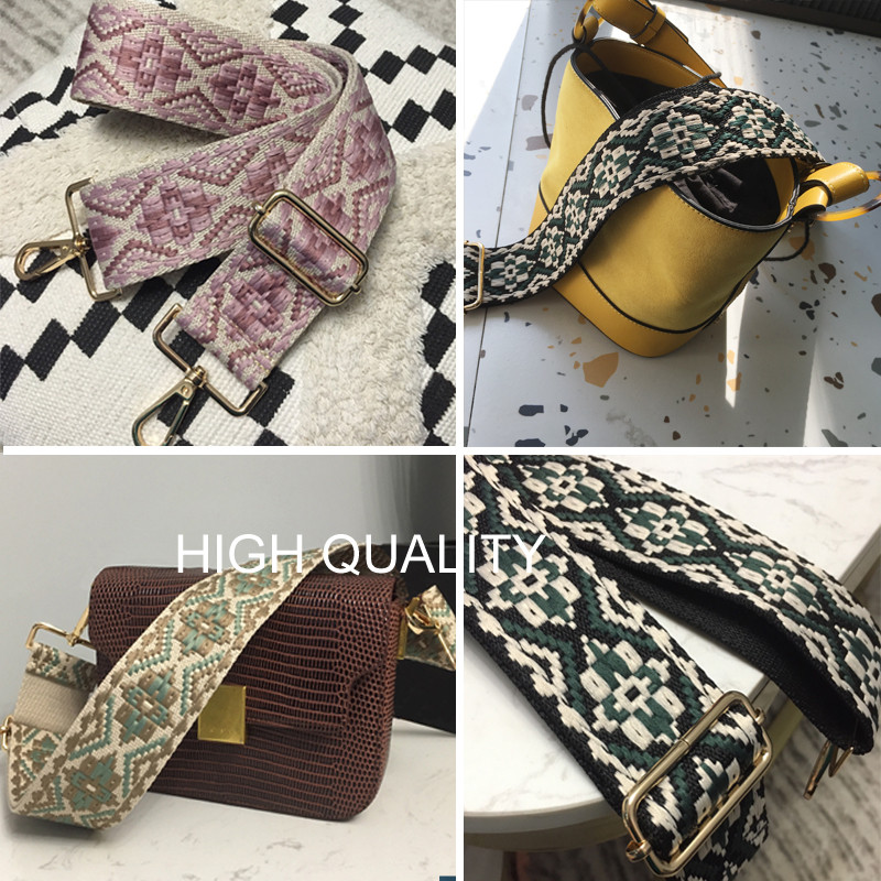 Γυναικεία λουριά τσάντα Τσάντα φαρδιά ζώνη ώμου χιαστί λουράκι τσάντας Αντικατάσταση ρυθμιζόμενο λουράκι τσάντα εξαρτήματος ζώνη για τσάντες