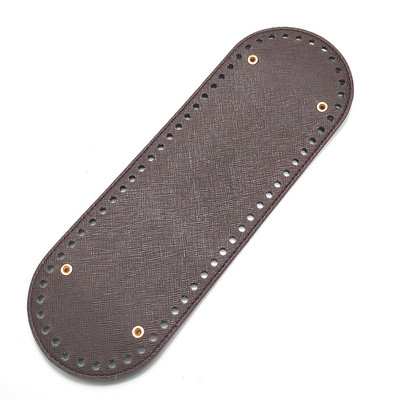 30x10 cm krepšio dugnas odinis dugnas su skylutėmis Krepšelio priedai ir „pasidaryk pats“ dalis PU blizgus rankinės Crossbody Messenger Bags dugnas