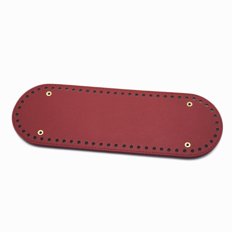 30x10 cm krepšio dugnas odinis dugnas su skylutėmis Krepšelio priedai ir „pasidaryk pats“ dalis PU blizgus rankinės Crossbody Messenger Bags dugnas